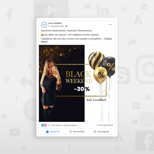 Media społecznościowe - Loca Fashion